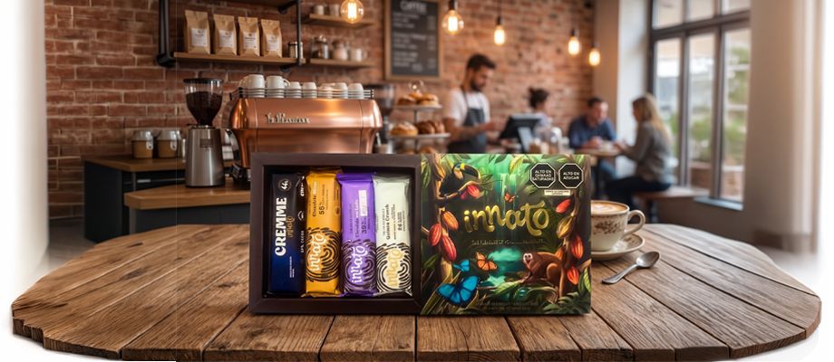 Cafetería con productos Innato y Romex