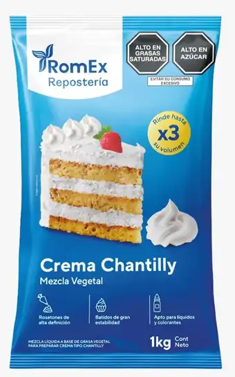 Crema chantilly Romex